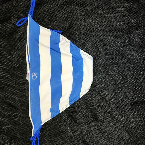 .BLACK FRIDAY SALE - Ron Jon Blue and White Striped String Bikini - Picture 8 of 8